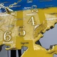Часы настенные из эпоксидной смолы "Карта Украины" 50х34 см (033-50) - изображение 6