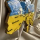Часы настенные из эпоксидной смолы "Карта Украины" 60х40 см (042-60) - изображение 5