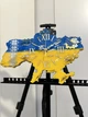 Часы настенные из эпоксидной смолы "Карта Украины" 40х27 см (041-40) - изображение 3