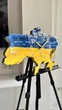 Часы настенные из эпоксидной смолы "Карта Украины" 50х34 см (019-50) - изображение 4