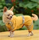Комбінезон дощовик для собак Pet Style "Professional" Жовтий 2XL - зображення 1