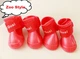 Резиновые сапоги для собак водонепроницаемые Pet Style "Rain" Красные 4 - изображение 2