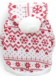 Новогоднее худи для котов и кошек Pet Style "Снежинка" Красное XS - изображение 3