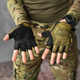 Безпалі рукавиці Mechanix M-Pact Fingerless із захисними накладками койот розмір L - зображення 1