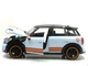 Машина Автосвит MINI COOPER инерционная открываются двери и капот 17 см 1:24 Голубая (AP-1899) - изображение 4