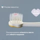 Зубная щетка Chicco First Milk Teeth 6-36 мес Голубая с желтым 2 шт (12082.11) (8058664174713) - изображение 4