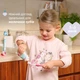 Зубная щетка Chicco Milk Teeth на присоске 3-6 лет Розовая с желтым 2 шт (12084.00) (8058664174744) - изображение 2
