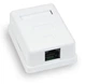 Розетка зовнішня Hypernet 1хRJ45, cat.5e, UTP, MB-UTP1 - зображення 1