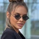 Солнцезащитные очки No Brand ромбы Romb черные - изображение 1