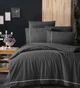 Постельное белье First Choice Ranforce Deluxe DARK 200 х 220 см Alisa Antrasit - изображение 1
