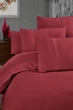 Постельное белье First Choice Ranforce Deluxe DARK 200 х 220 см Gala Red - изображение 2