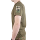 Футболка Kiborg Tactical Coolpass хакі з велкро панелями для шевронів S - зображення 2