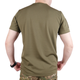 Футболка Kiborg Tactical Coolpass хакі з велкро панелями для шевронів S - зображення 4