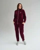 Батальний комплект зі штанами на блискавці Love you Велюр 2XL 87917 Бордовий - зображення 1