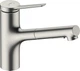 Змішувач-кран кухонний HANSGROHE Zesis сталь 74800800 з висувним виливом 2 режими - зображення 1