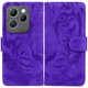 Чехол-книжка Deexe Tiger для Infinix Hot 40 / 40 Pro - Purple - изображение 1