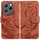 Чохол-книжка Deexe Tiger для Infinix Hot 40 / 40 Pro - Brown - зображення 1