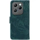 Чехол-книжка Deexe Tiger для Infinix Hot 40 / 40 Pro - Green - изображение 6