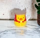 Кружка с бамбуковой крышкой "Love Cup", 450мл (Большая керамическая чашка для чая) Жёлтый - изображение 5
