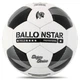 Мяч футбольный №5 PU ламин. BALLONSTAR Белый-черный (№5, 5 сл., сшит вручную) (FB-4352_Белый-черный) - изображение 3