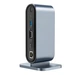 Хаб Док станция Deepfox-2201 12 в 1 USB Type-C концентратор для ноутбука 12 портов - изображение 1