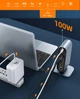 Хаб Док станция Deepfox-2201 12 в 1 USB Type-C концентратор для ноутбука 12 портов - изображение 9
