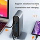 Хаб Док станция Deepfox-2201 12 в 1 USB Type-C концентратор для ноутбука 12 портов - изображение 13