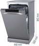 Посудомийна машина GORENJE GS541D10X - зображення 6