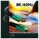 Кабель U&P HDMI 2.1 - HDMI 2.1 UltraHD 8K 60Hz 1.5 м Green (SSE-CA15-GN) - изображение 4