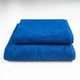 Набор махровых полотенец 2шт GM Textile 50х90см, 70х140см 400г/м2 (Синий) - изображение 1