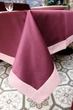 Cкатерть двухсторонняя Kayra Blackout 160×285 cм Бордовая - изображение 4