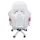 Крісло геймерське Bonro Lady 807 рожево-біле - изображение 4
