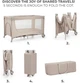 Кровать-манеж Kinderkraft Joy 2 Beige (KLJOY02BEG00000) (5902533925124) - изображение 3