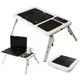 Складной столик для ноутбука LD-09 E-Table, столик с охлаждением 2 USB кулера, Стол подставка с вентиляцией - изображение 8
