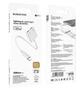 Переходник - аудио адаптер Borofone BV11 Dual Lightning digital audio converter белый - изображение 5