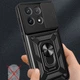 Ударостійкий чохол Camshield Serge Ring для Xiaomi Poco X6 Pro Чорний - изображение 4