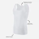 Майка нательная мужская хлопковая Uniconf MB00 M White (5942542005769) - изображение 5