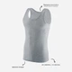 Майка нательная мужская хлопковая Uniconf MB31 S Grey (5942542916942) - изображение 4