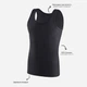 Майка нательная мужская хлопковая Uniconf MB31 M Black (5942542910254) - изображение 5
