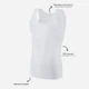 Майка нательная мужская хлопковая Uniconf MB31 S White (5942542910193) - изображение 5