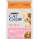 Вологий корм для кошенят Cat Chow Kitten 85 г (індичка та цукіні) - зображення 1