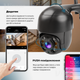 Поворотна вулична IP WIFI камера відеоспостереження Wi-FI А8 4mp + карта пам'яті 64 Гб (2816-1) - зображення 4