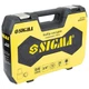 Набор насадок торцевых и бит 3/8" 39шт CrV mid SIGMA (6003601) - изображение 12