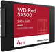 SSD диск Western Digital Red SA500 4TB 2.5" SATAIII 3D NAND TLC (WDS400T2R0A) - зображення 3