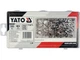 Набор гаек М3- М10 YATO YT-06773: нержавеющие, в пластиковом кейсе, наб. 300 шт. - изображение 1