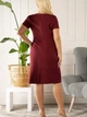 Плаття міді літнє жіноче Karko SC195 46 Бордове (5903676209829) - зображення 8