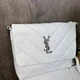Женская мягкая сумка клатч YSL, мини сумочка для девушек Белый - изображение 7