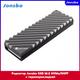 Охлаждающий радиатор Jonsbo Heatsink NVMe M.2 2280, алюминиевый сплав с термопрокладками Серый (J2280-BLK) - изображение 2