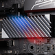 Охлаждающий радиатор Jonsbo Heatsink NVMe M.2 2280, алюминиевый сплав с термопрокладками Серый (J2280-BLK) - изображение 12