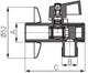 Кран угловой с фильтром FERRO Z1238KF 1/2"x3/8" - изображение 2